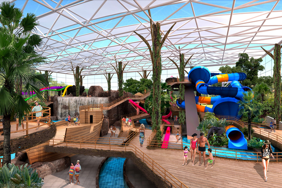 El diseño conceptual del parque del agua/el parque modificado para requisitos particulares del agua/las construcciones profesionales del parque del agua combinan