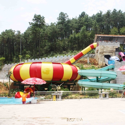 La aguamarina de la alta capacidad parquea el tobogán acuático del cuenco del espacio del equipo con 720 jinetes/H