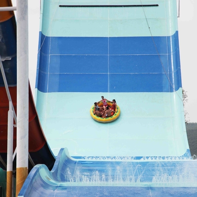 Tobogán acuático de la piscina de la seta del arco iris de la diversión/equipo al aire libre del juego del agua