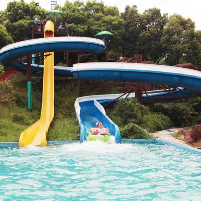 Toboganes acuáticos de encargo de la fibra de vidrio para el parque de atracciones con garantía de 1 año