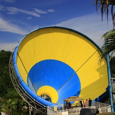 La aguamarina de FRP parquea el equipo para el adulto, diapositiva modificada para requisitos particulares del tornado/tobogán acuático de la fibra de vidrio