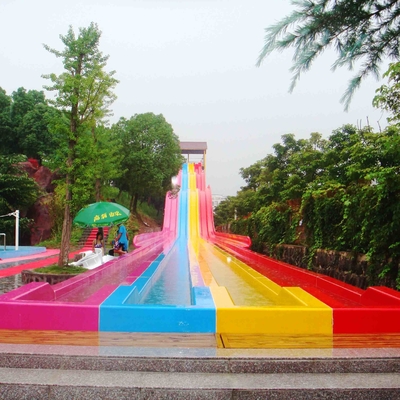 Estructura de acero de los toboganes acuáticos de encargo del parque temático para el hotel/los centros turísticos usados