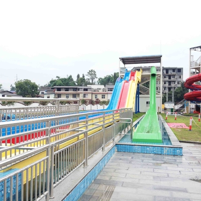 Tobogán acuático de encargo del agua del artículo general del parque, tobogán acuático plástico adulto de alta velocidad para el parque del agua