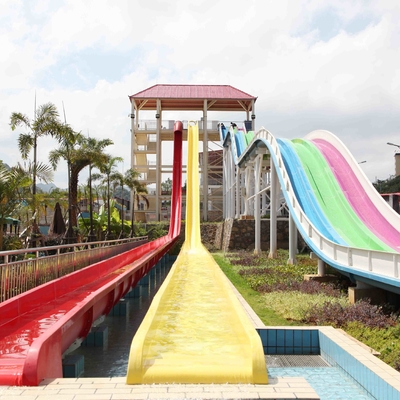 Equipo libre al aire libre del tobogán acuático de la caída del vidrio de fibra del parque de atracciones para el parque del agua de Outdor