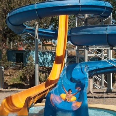 Diapositiva de la velocidad de la fibra de vidrio, diapositiva de la balsa del parque del agua, equipo de encargo de los toboganes acuáticos