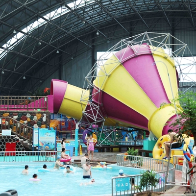 Los toboganes acuáticos de los pequeños niños del tornado modificados para requisitos particulares para los niños/la diapositiva divertida para el agua parquean