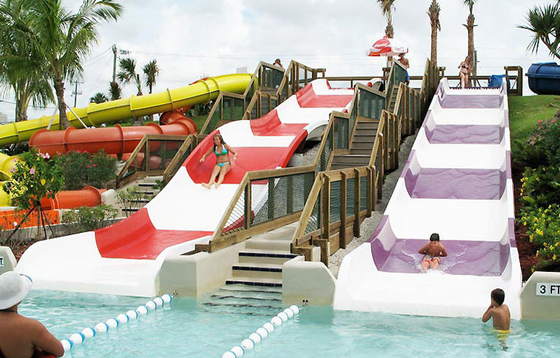 Los toboganes acuáticos de los niños de la fibra de vidrio, los toboganes acuáticos comerciales para la piscina de agua del centro turístico/los niños riegan el parque