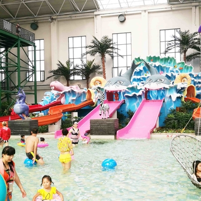 Los toboganes acuáticos de los niños del equipo del parque del agua modificados para requisitos particulares para los niños