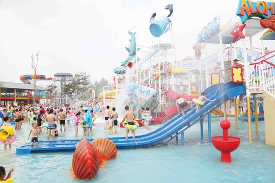 La aguamarina al aire libre de la fibra de vidrio del verano las atracciones contiene/del parque del agua para el parque temático