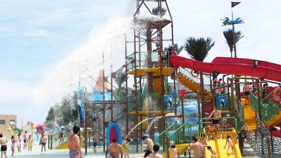 Los centros vacacionales de las vacaciones con agua parquean/el agua 1680m2 ocupado patio