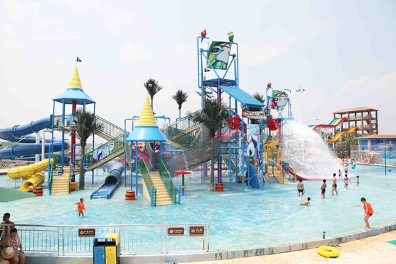 Fortaleza del agua de la diversión con el tobogán acuático/el Waterslide adultos de los niños
