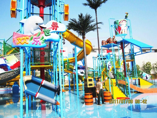 Equipo gigantesco del parque de atracciones del parque del agua de los deportes del patio de la aguamarina de la casa del agua