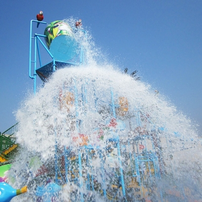 Parque al aire libre del agua del patio de los juegos del agua, casa grande del agua para el OEM de 100 jinetes