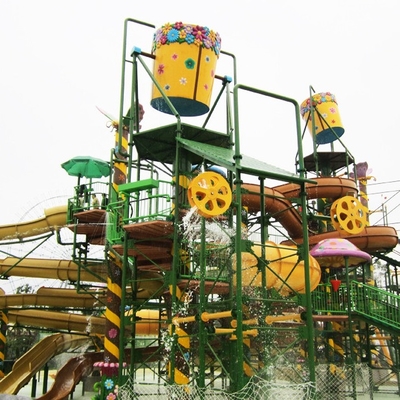 Casa grande del agua, equipo del patio de la aguamarina, estructuras acuáticas de acero del juego