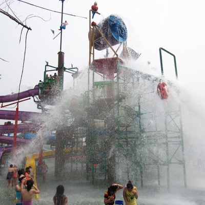 Casa grande del agua, equipo del patio de la aguamarina, estructuras acuáticas de acero del juego