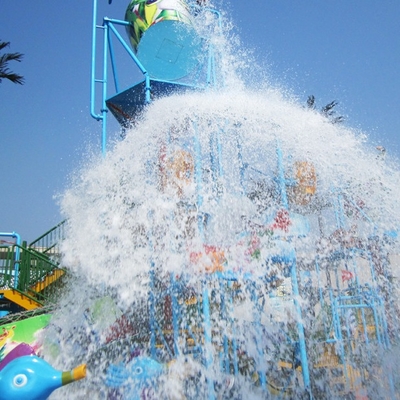 Casa grande del agua, equipo del patio de la aguamarina, estructuras acuáticas de acero del juego