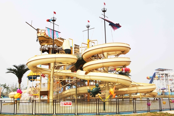 Parque emocionante del agua de la familia en waterhouse giantic con el diversos waterslide del estilo/toboganes acuáticos de la fibra de vidrio