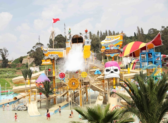 Equipo gigante del patio del agua para el tobogán acuático modificado para requisitos particulares parque temático de la aguamarina