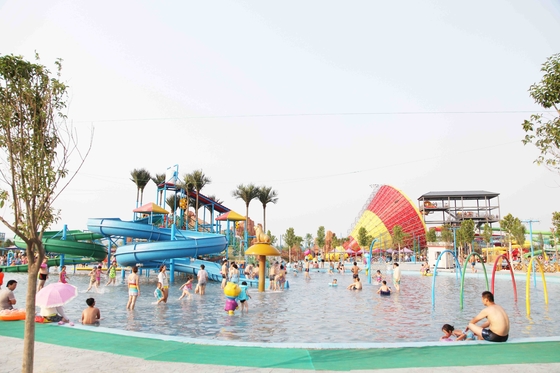 La aduana embroma el equipo del juego del agua, diapositivas de la fibra de vidrio del juego de la diversión de los niños