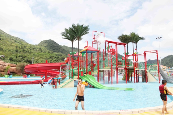 Los niños de 6,5 M riegan el equipo de la casa/del patio del agua para la piscina en parque de la aguamarina