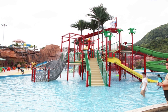 Los niños de 6,5 M riegan el equipo de la casa/del patio del agua para la piscina en parque de la aguamarina