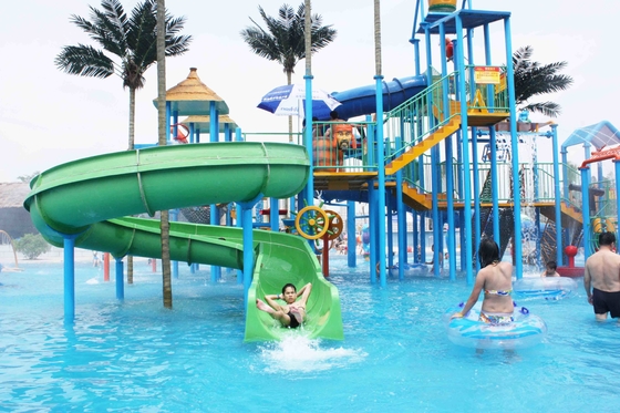 Juegos del parque de atracciones con el equipo grande del patio de la aguamarina de la fibra de vidrio para el parque del agua