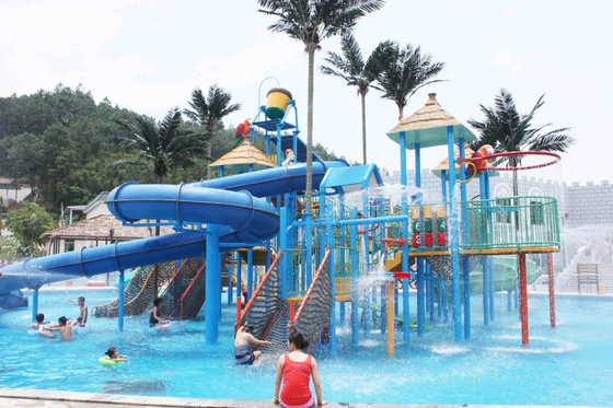 Juegos del parque de atracciones con el equipo grande del patio de la aguamarina de la fibra de vidrio para el parque del agua