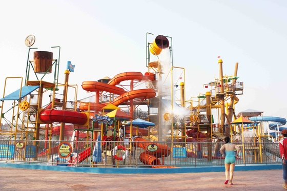Combinación de encargo al aire libre de los toboganes acuáticos de los parques de atracciones del agua para el hotel