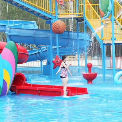Entretenimiento grande del equipo del juego de niños del patio de la aguamarina de las actividades