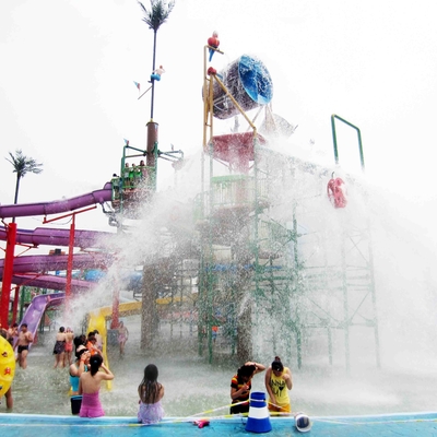 Equipos de encargo del parque del agua de la fibra de vidrio, patio de la piscina de la aguamarina de Gaint para el parque del agua