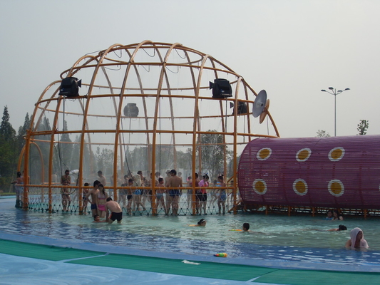 Juego grande de la aguamarina de la diversión del cangrejo del laberinto de la fibra de vidrio del equipo del parque al aire libre del agua