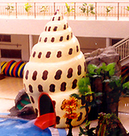 La piscina de agua colorida comercial piscina resbala/de los centros turísticos del parque del agua de la familia para los niños