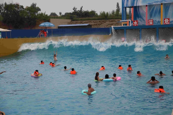 Equipo de la piscina de la onda del parque del agua de la familia, máquina de los productos del parque de la aguamarina de la fibra de vidrio