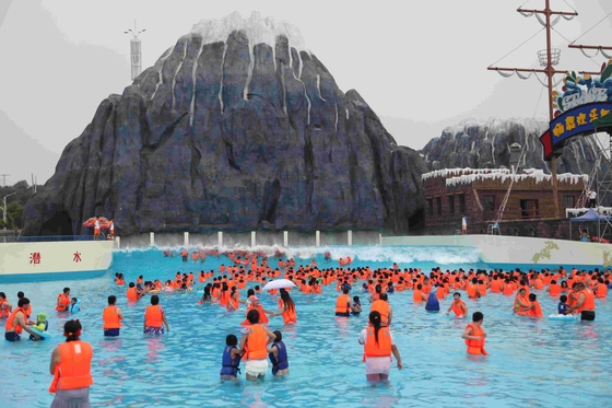 Equipo de la piscina de la onda del parque del agua, máquina de la onda de Waterpark para la diversión de la familia en parque de la aguamarina