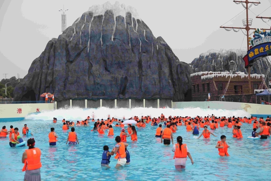 Equipo de la piscina de la onda del parque del agua, máquina de la onda de Waterpark para la diversión de la familia en parque de la aguamarina