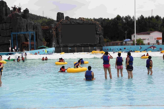 Máquina al aire libre de la onda de la piscina de la onda del parque del agua de la fibra de vidrio para Family Entertainment