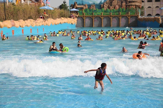 El agua de la fibra de vidrio de Fashional parquea con las piscinas de la onda populares se refresca/tobogán acuático