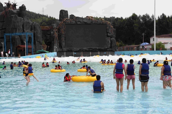 El agua de la fibra de vidrio de Fashional parquea con las piscinas de la onda populares se refresca/tobogán acuático
