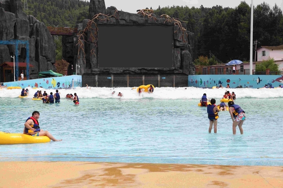 OEM de la máquina de la onda del vacío de la fibra de vidrio del parque del agua de la piscina de la onda artificial del tema para el parque de la aguamarina