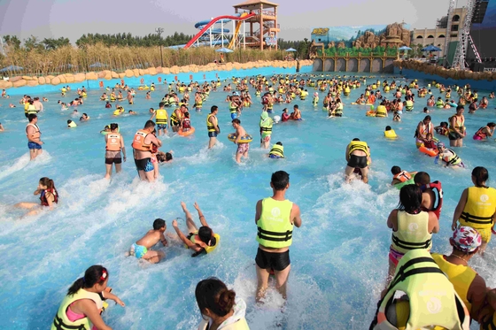 Piscina de la onda del parque del agua de la diversión de la familia para los niños o los adultos/el proyecto del parque del agua