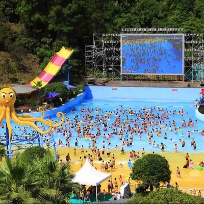 Piscina enorme de la onda del poder del compresor de aire con la altura de onda de 3M para el parque del agua