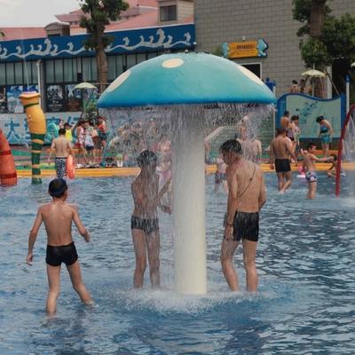 Equipo modificado para requisitos particulares de Waterpark de la seta del espray de la fibra de vidrio/PVC para los juegos de los niños