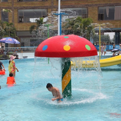 Equipo modificado para requisitos particulares de Waterpark de la seta del espray de la fibra de vidrio/PVC para los juegos de los niños