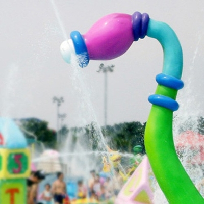 Ducha modificada para requisitos particulares 2000*H2500 de la fibra de vidrio del equipo del parque del agua del espray del tamaño para el juego de la familia