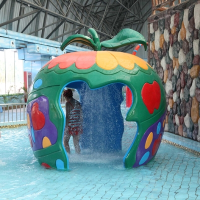 Equipo al aire libre del parque del espray de agua de la fibra de vidrio/equipo acuático del juego para los niños