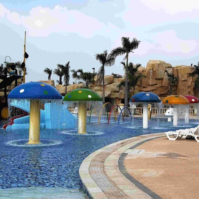 Equipo colorido del parque del espray de la carpa para los niños/los niños en el equipo de la fibra de vidrio del parque del agua