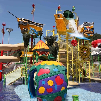 Equipo colorido del parque del espray de la carpa para los niños/los niños en el equipo de la fibra de vidrio del parque del agua