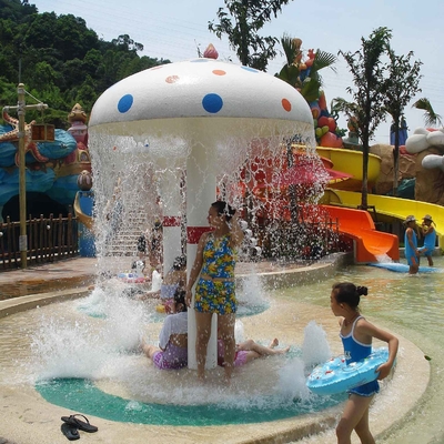 El equipo del parque del espray de la fibra de vidrio para los niños/los niños modificó el equipo del parque para requisitos particulares del agua