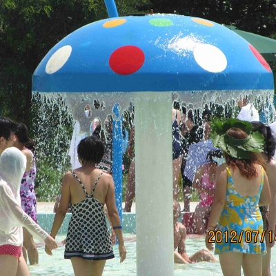 Equipo del parque del agua de la fibra de vidrio del parque del espray de la carpa, equipo del juego del agua