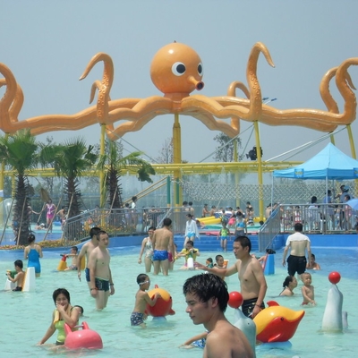 Rocíe el caballo de mar, equipo del parque del espray, equipos de juego del agua del juego de la aguamarina para el parque del agua